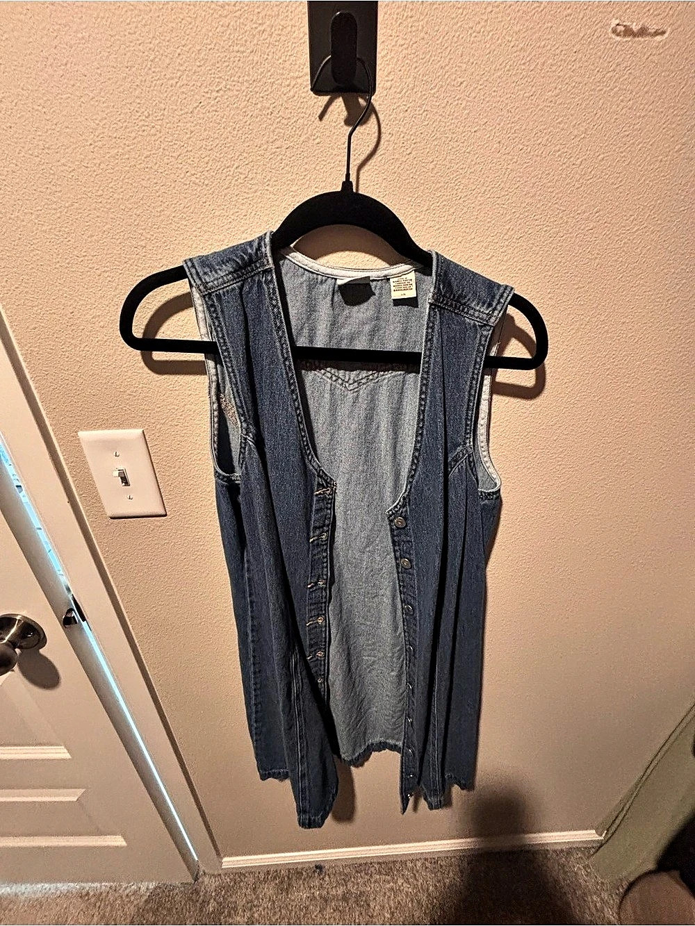 Levi's Denim Maxi Dress Blue